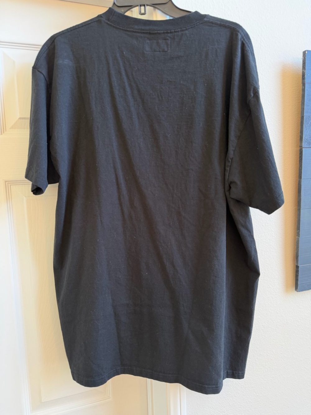 Seager Waylon Jennings Black Short Sleeve Tee with Yellow Eagle Graphic - Picture 4 of 4